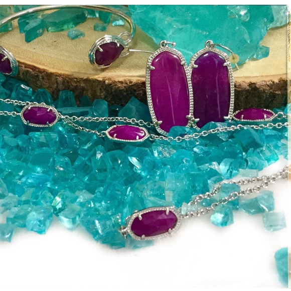 Kendra Scott Jewelry - ✨Kendra Scott 3 Pc. Silver& Purple Set!